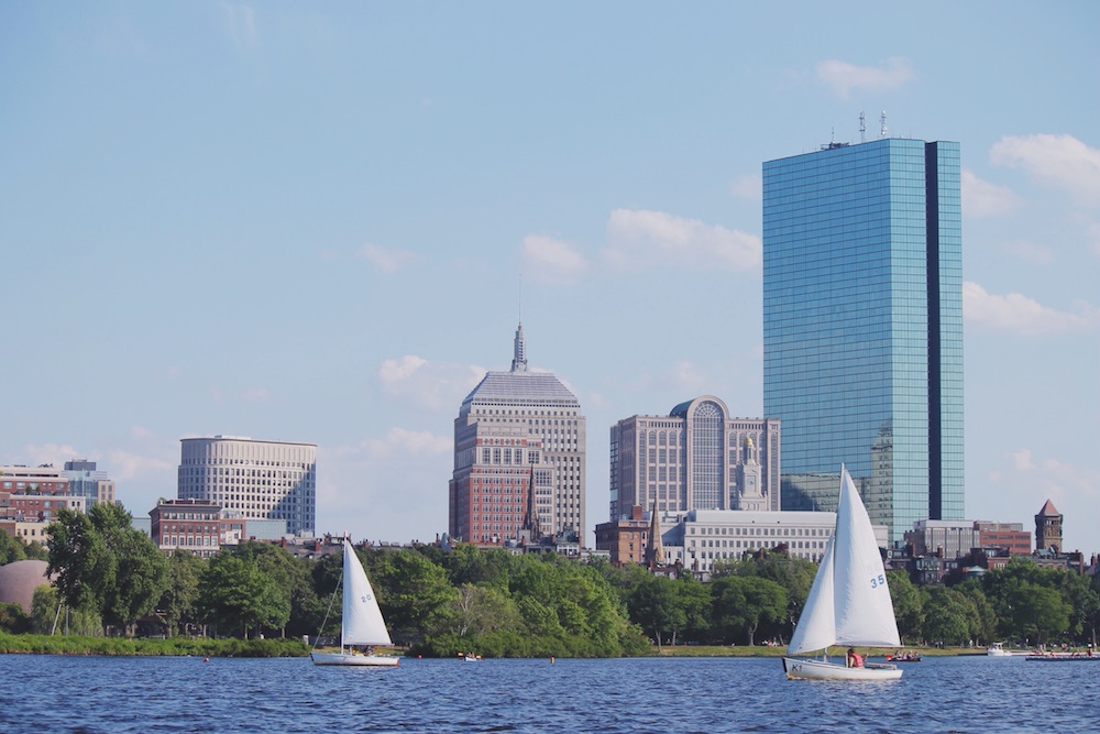 skyline Boston ducks tour 