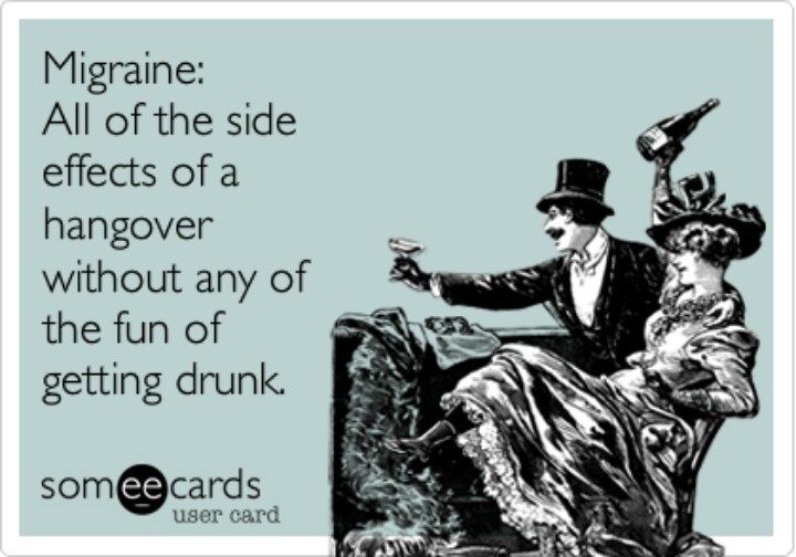 migraine someecards